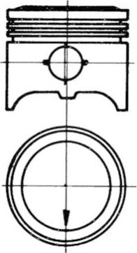 Kolbenschmidt 93316970 - Ремонтний комплект, поршень / гільза циліндра autocars.com.ua