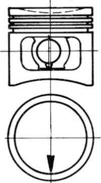 Kolbenschmidt 93356600 - Поршень autocars.com.ua
