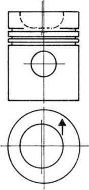 Kolbenschmidt 93592961 - Ремонтний комплект, поршень / гільза циліндра autocars.com.ua