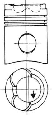 Kolbenschmidt 93660700 - Поршень autocars.com.ua