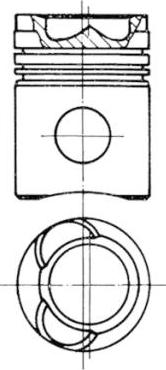 Kolbenschmidt 93734700 - Поршень autocars.com.ua
