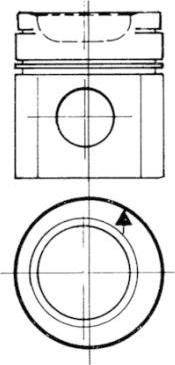 Kolbenschmidt 93801960 - Ремонтний комплект, поршень / гільза циліндра autocars.com.ua