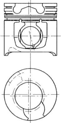 Kolbenschmidt 94451600 - Поршень autodnr.net