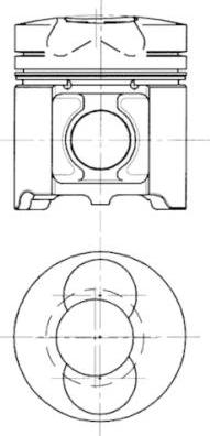 Kolbenschmidt 94654600 - Поршень autocars.com.ua