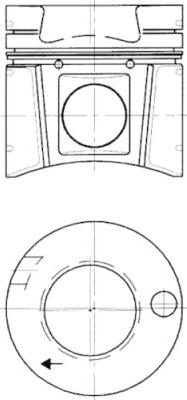 Kolbenschmidt 94512600 - Поршень avtokuzovplus.com.ua