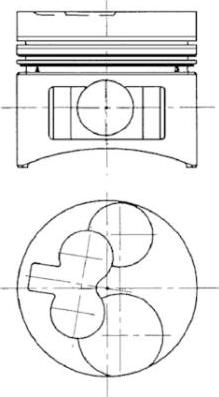 Kolbenschmidt 94514960 - Ремонтний комплект, поршень / гільза циліндра autocars.com.ua