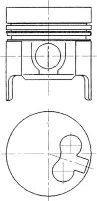 Kolbenschmidt 94756600 - Поршень autocars.com.ua