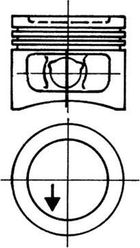 Kolbenschmidt 97199600 - Поршень autocars.com.ua