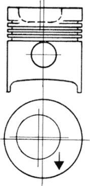 Kolbenschmidt 97250600 - Поршень autocars.com.ua