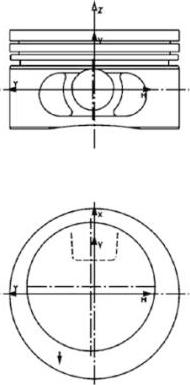 Kolbenschmidt 97333605 - Поршень autocars.com.ua