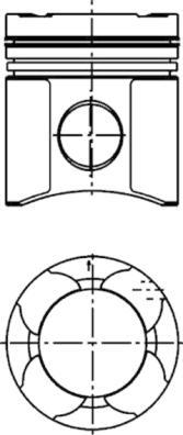 Kolbenschmidt 99330600 - Поршень autocars.com.ua