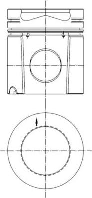 Kolbenschmidt 99436600 - Поршень avtokuzovplus.com.ua