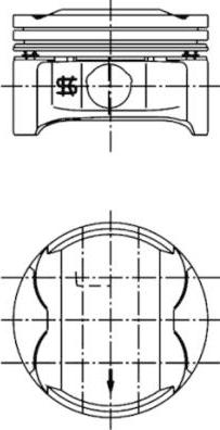 Kolbenschmidt 99439600 - Поршень autocars.com.ua