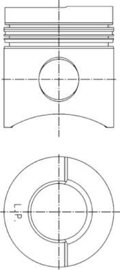 Kolbenschmidt 99445700 - Поршень avtokuzovplus.com.ua