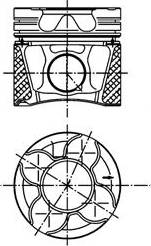 Kolbenschmidt 99776600 - Поршень autocars.com.ua