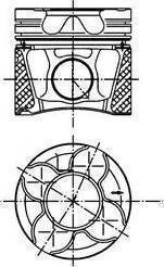 Kolbenschmidt 99777600 - Поршень autocars.com.ua