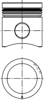 Kolbenschmidt 99548600 - Поршень avtokuzovplus.com.ua