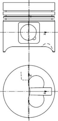 Kolbenschmidt 99877960 - Ремонтный комплект, поршень / гильза цилиндра avtokuzovplus.com.ua