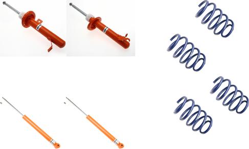 KONI 1120-2641 - Комплект ходової частини, пружини / амортизатори autocars.com.ua