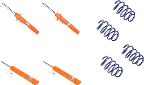 KONI 1120-8878-1 - Комплект ходової частини, пружини / амортизатори autocars.com.ua
