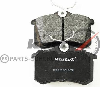 Kortex KT1330STD - Тормозные колодки, дисковые, комплект avtokuzovplus.com.ua