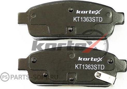 Kortex KT1363STD - Тормозные колодки, дисковые, комплект autodnr.net