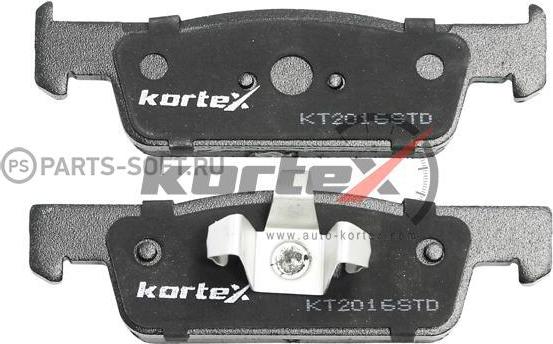 Kortex KT2016STD - Тормозные колодки, дисковые, комплект autodnr.net
