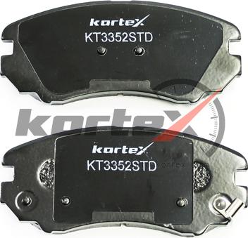 Kortex KT3352STD - Тормозные колодки, дисковые, комплект autodnr.net