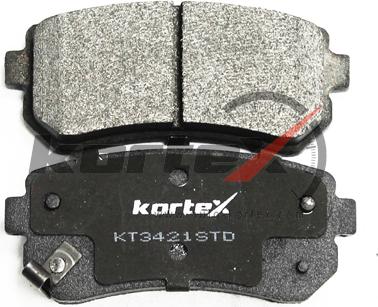 Kortex KT3421STD - Тормозные колодки, дисковые, комплект autodnr.net