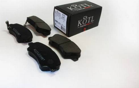 Kötl 3548KT - Тормозные колодки, дисковые, комплект autodnr.net