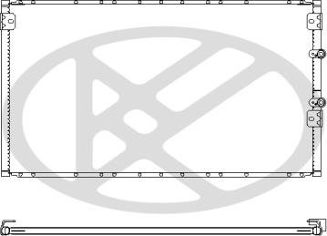 KOYORAD CD010177M0A - Конденсатор, кондиціонер autocars.com.ua