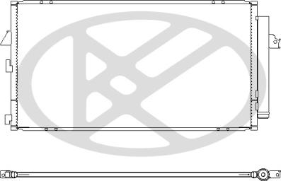 KOYORAD CD010228M0A - Конденсатор, кондиціонер autocars.com.ua