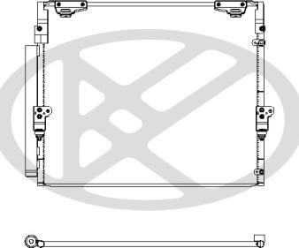 KOYORAD CD010419M - Конденсатор, кондиціонер autocars.com.ua