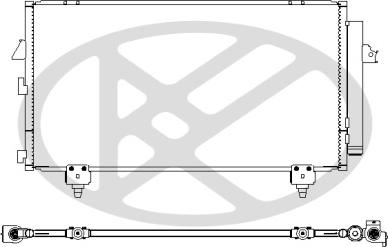 KOYORAD CD010447M - Конденсатор, кондиціонер autocars.com.ua