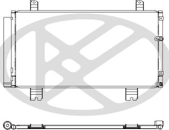KOYORAD CD010511M - Конденсатор, кондиціонер autocars.com.ua