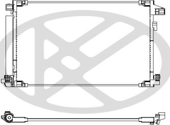 KOYORAD CD011356 - Конденсатор, кондиціонер autocars.com.ua