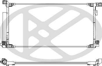 KOYORAD CD011533 - Конденсатор, кондиціонер autocars.com.ua