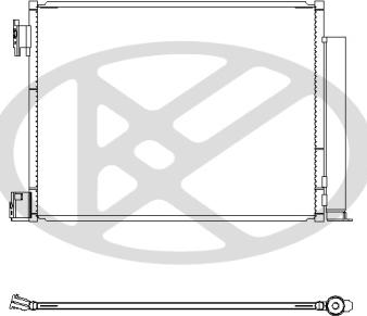 KOYORAD CD021313 - Конденсатор, кондиціонер autocars.com.ua
