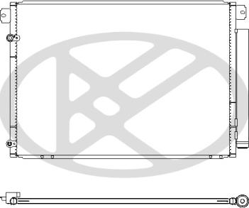 KOYORAD CD060252M0A - Конденсатор, кондиціонер autocars.com.ua