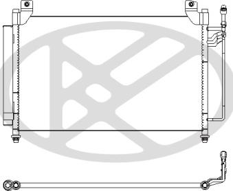KOYORAD CD060449 - Конденсатор, кондиціонер autocars.com.ua
