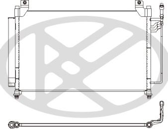 KOYORAD CD060632 - Конденсатор, кондиціонер autocars.com.ua