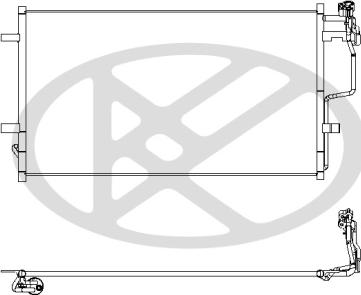KOYORAD CD060839 - Конденсатор, кондиціонер autocars.com.ua