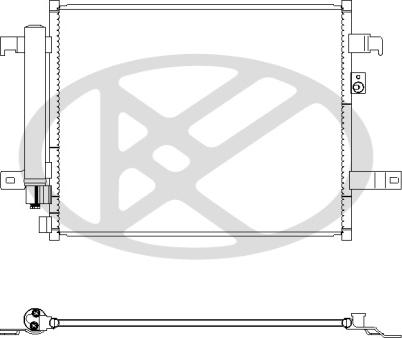 KOYORAD CD060999 - Конденсатор, кондиціонер autocars.com.ua