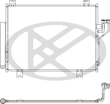 KOYORAD CD061077 - Конденсатор, кондиціонер autocars.com.ua