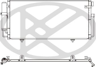 KOYORAD CD090354 - Конденсатор, кондиціонер autocars.com.ua