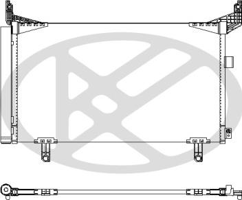 KOYORAD CD091316 - Конденсатор, кондиціонер autocars.com.ua