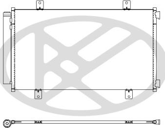 KOYORAD CD101463 - Конденсатор, кондиціонер autocars.com.ua