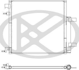 KOYORAD CD310691 - Конденсатор, кондиціонер autocars.com.ua