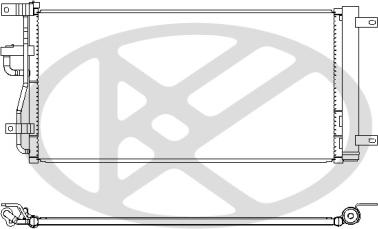 KOYORAD CD311082 - Конденсатор, кондиціонер autocars.com.ua