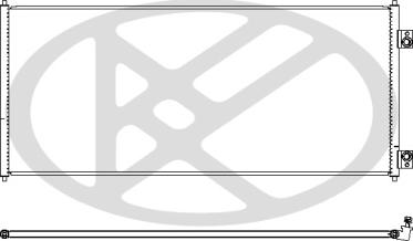 KOYORAD CD320465 - Конденсатор, кондиціонер autocars.com.ua
